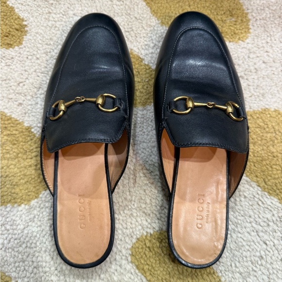 Gucci Black Leather Loafers - Picture 2 of 5
